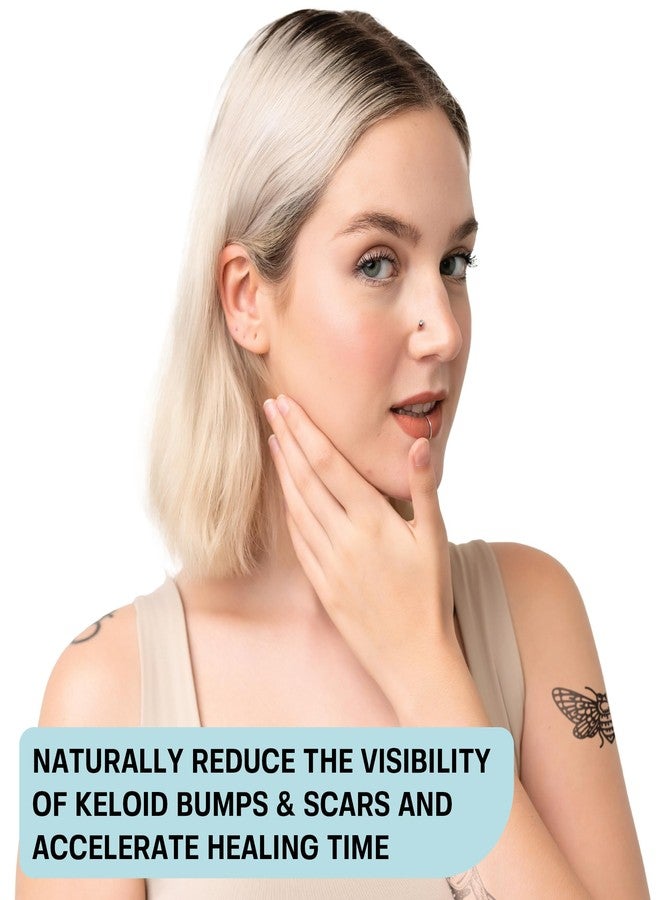 BASE LABORATORIES Keloid Bump Removal Gel | Natural Piercing Bump Treatment & Keloid Scar Gel | Keloid Scar Removal for all Scars, Keloids & Piercing Bumps | Soothing Piercing Aftercare | 2 oz - Image 3